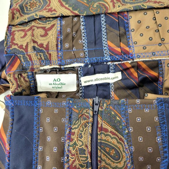 Handcrafted Alice Obie Original Shoulder Bag Patchwork Design With Adjustable St - Picture 5 of 9